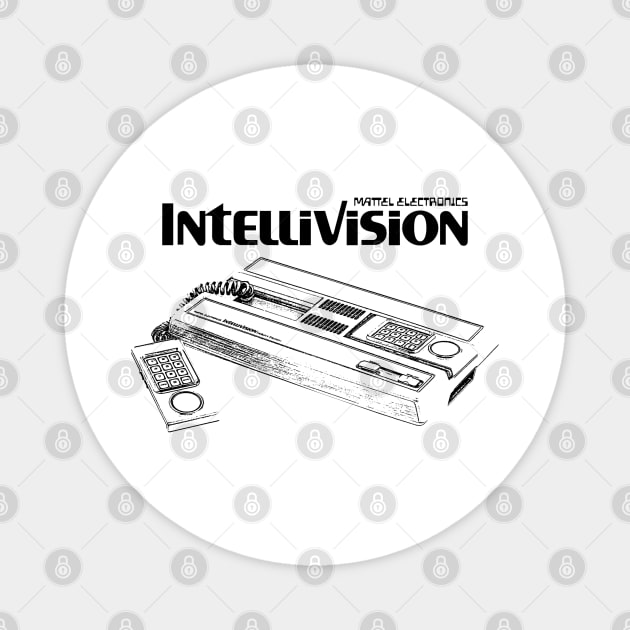 Mattel Intellivison Retro Vintage 70's 80's Home Gaming Arcade Video system Magnet by Joaddo